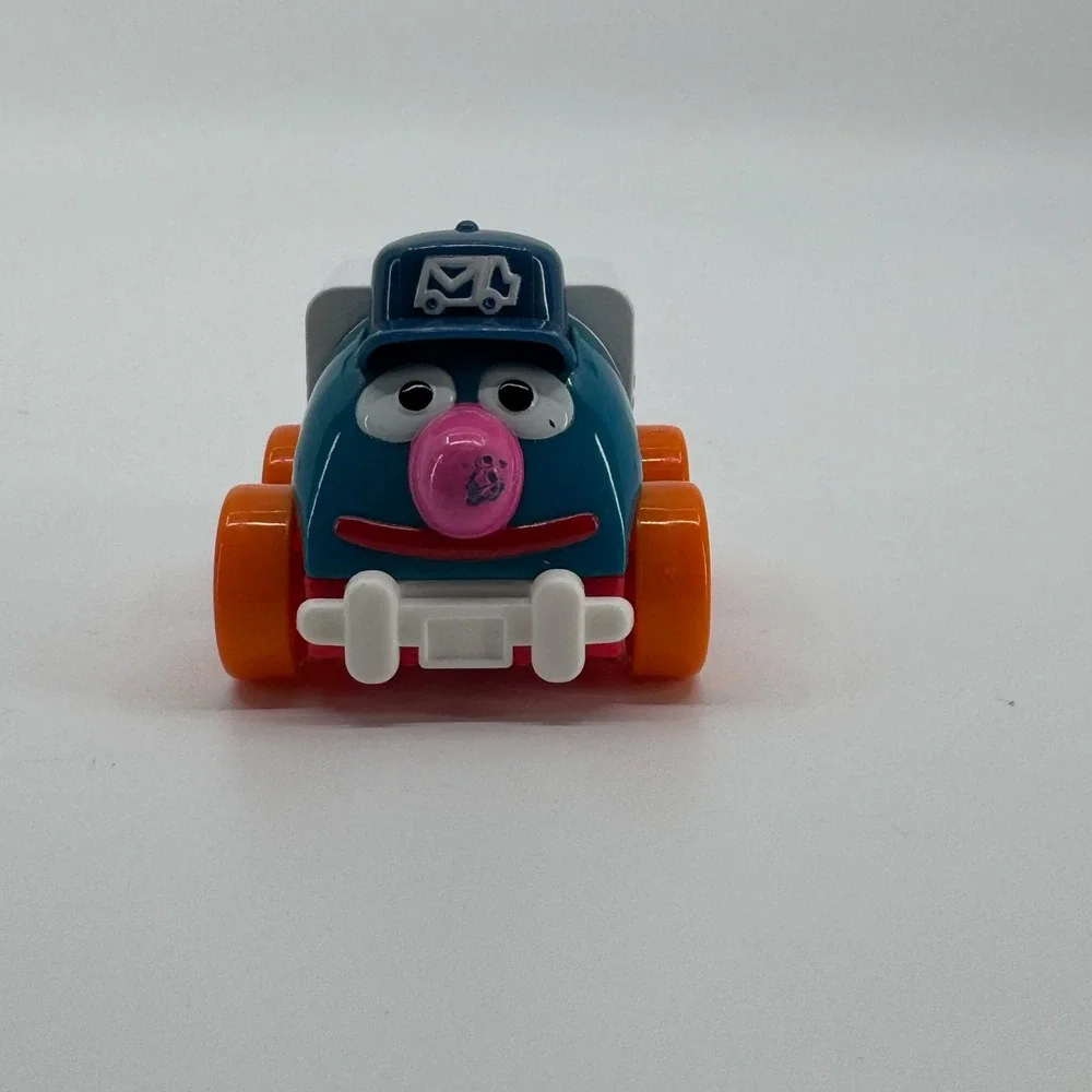 Sesame Street Mail Truck Toy Giggle & Go Mattel Rolling Vehicle USPS Style 2006